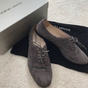 🎉 HOST PICK 🎉 Armani brown suede loafers